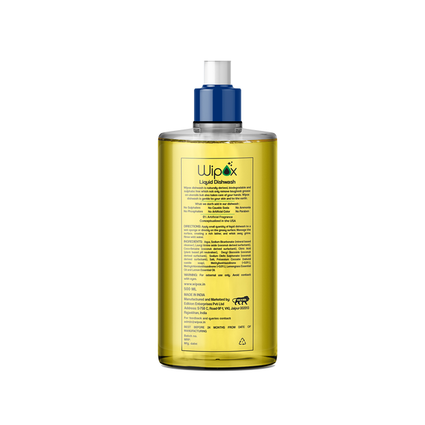 Wipox Liquid Dishwash Bottle (500 ML)