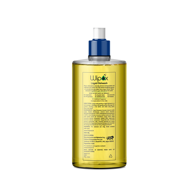 Wipox Liquid Dishwash Bottle (500 ML)